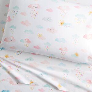 Pottery Barn Kids Rainbow Showers Sheet Set (Full)